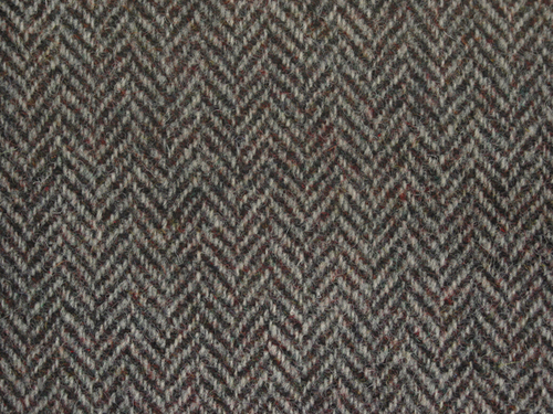 (秋冬)【Ht_5w017】グレー赤茶ミックス1.6cm巾ヘリンボーン