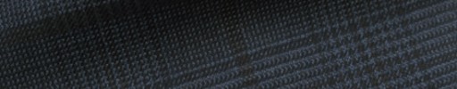 【Ta_3w017】ブルーグレー・ネイビー7×6cmグレンチェック+黒ペーン