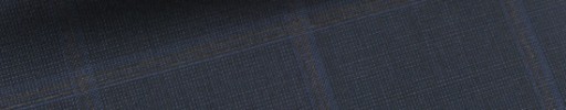 【Vbc4s_520】ネイビーピンチェック＋６×４．５ｃｍブラウン・織りペーン