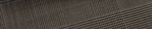 【5s_tr67】ブラウン・黒5.5×5cmグレンチェック+ラベンダーチェック