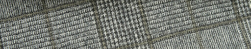 【5w_vb307】グレー・黒９×７ｃｍグレンチェック＋ライトブラウンチェック