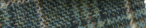 【Hs_5st03】グリーン×ネイビーミックス8×6cmチェック+ブラウンペーン